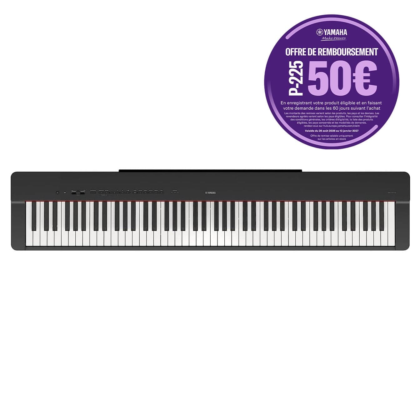 Yamaha P-225 B Noir