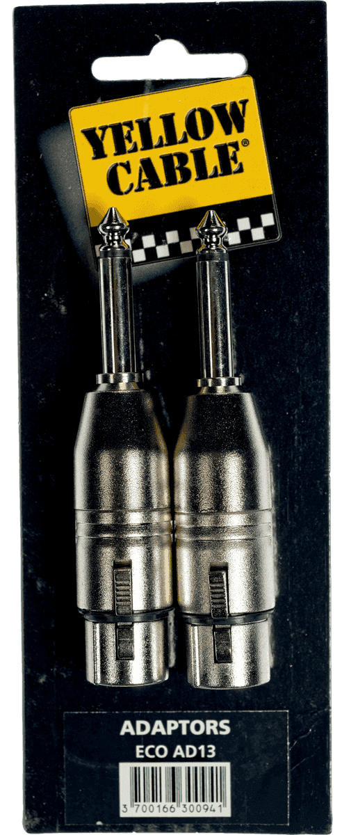 Yellow Cable Jack6.35 mâle-XLR