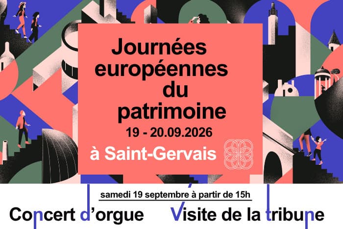 Affiche, Concert d'orgue des Couperins et visite de la tribune - Journées Européennes du Patrimoine 2026