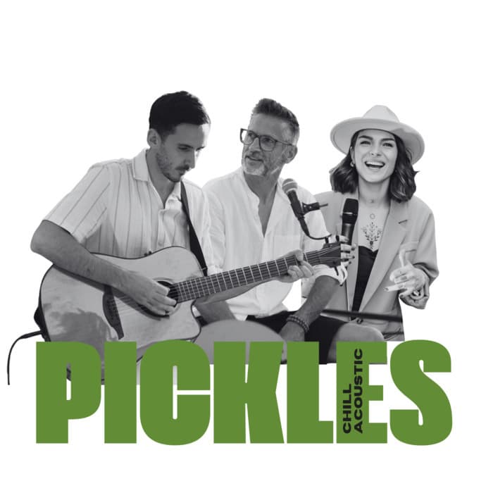 Affiche, Concert de musique, groupe Pickles Trio