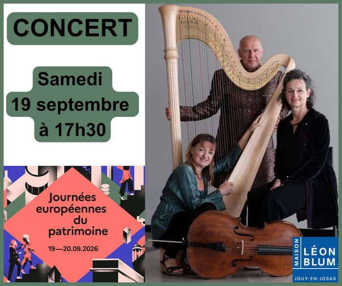 Affiche, Concert du trio "Entre souffle et cordes"
