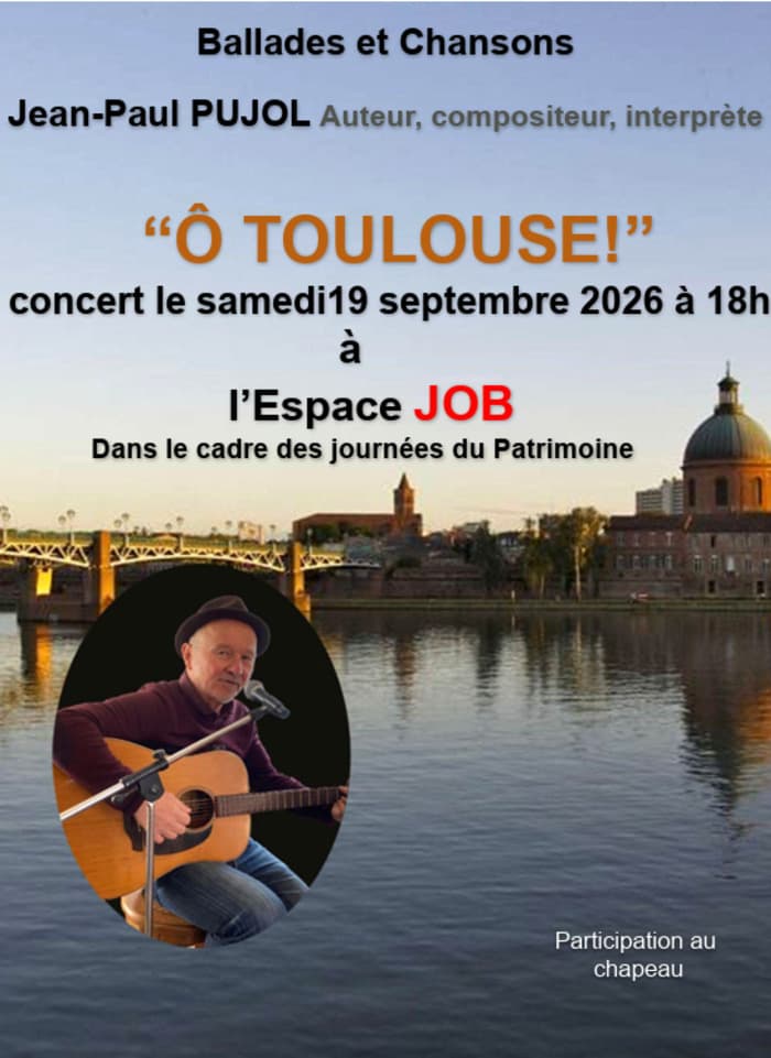 Affiche, Concert Jean-Paul Pujol