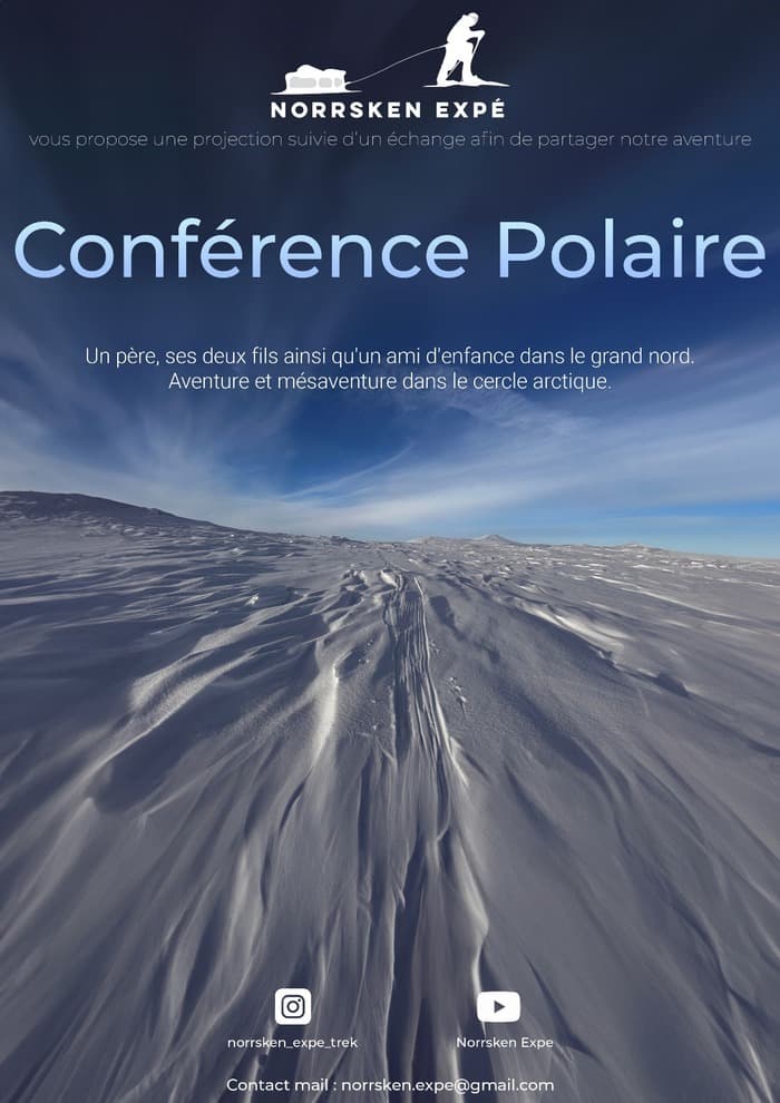 Affiche, Projection + Conférence Polaire