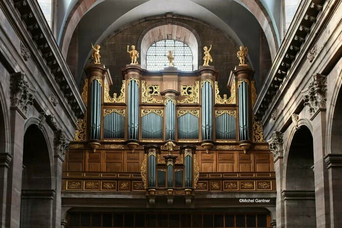 Affiche, Visite et concert d'orgue à la cathédrale Saint-Christophe de Belfort