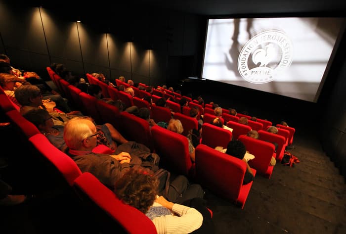 Affiche, Séance de films muets en ciné-concert