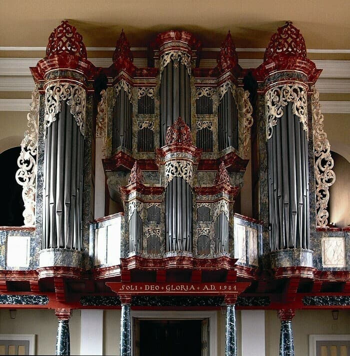 Affiche, Visite et concert d'orgue au temple Saint-Jean de Belfort