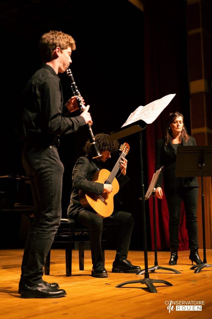 Affiche, Concert : les élèves du conservatoire vous invitent