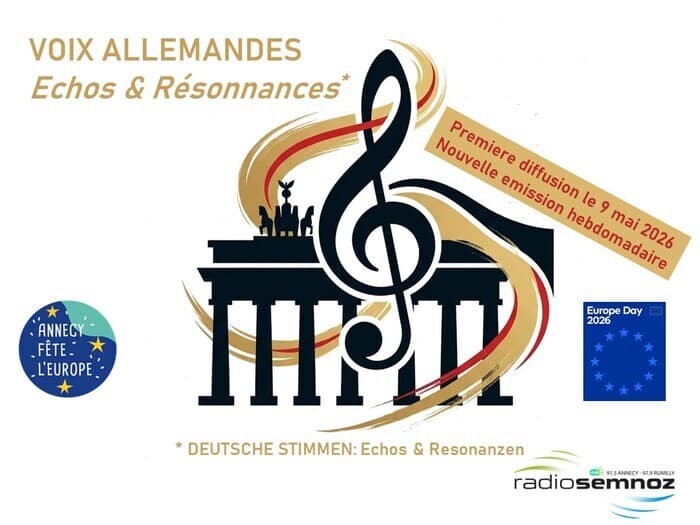 Affiche, Voix Allemandes : Echos et Résonnances