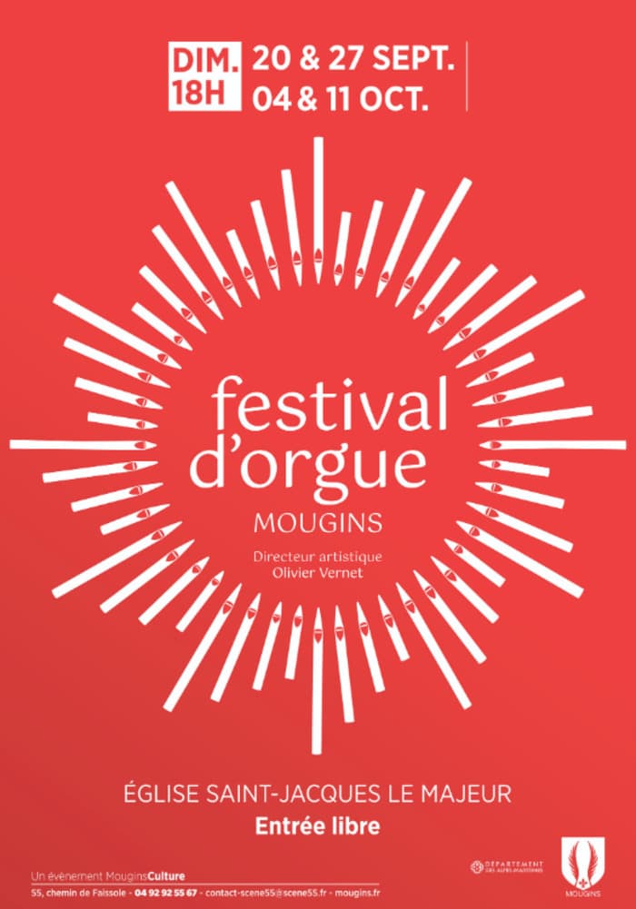 Affiche, Festival d'orgue