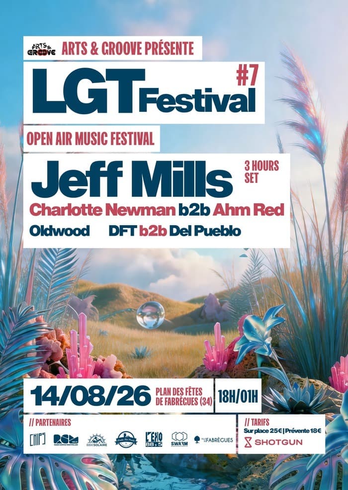 Affiche, LGT Festival w/ jeff Mills
