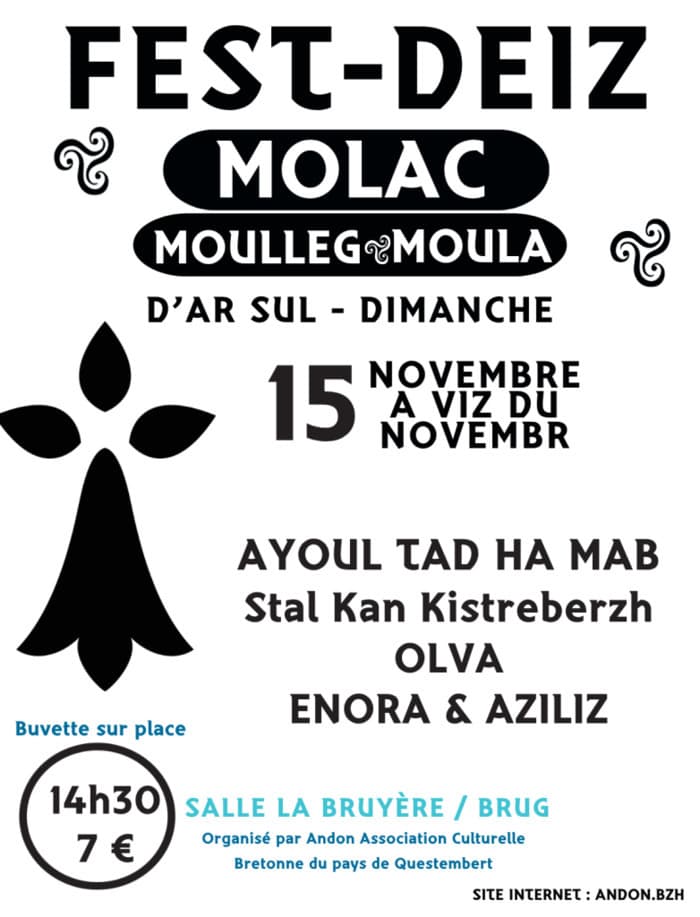 Affiche, Fest Deiz Molac