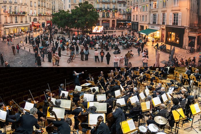 Affiche, Concert dans la ville - Bernstein Story
