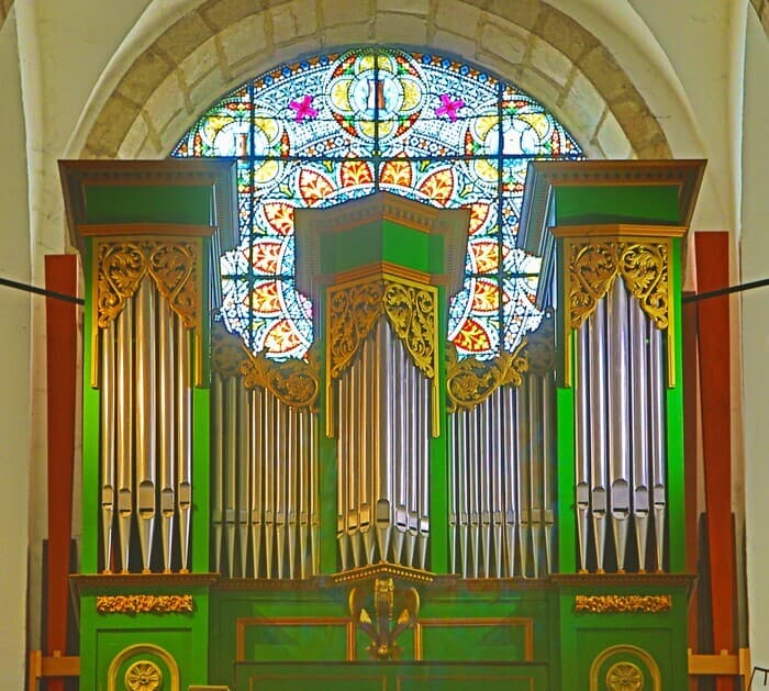 Affiche, Documentaire sur l'orgue d'Entraygues, puis concert d'orgue filmé et transmis en direct