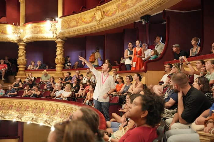 Affiche, Visites guidées de l'Opéra Comédie et ses coulisses