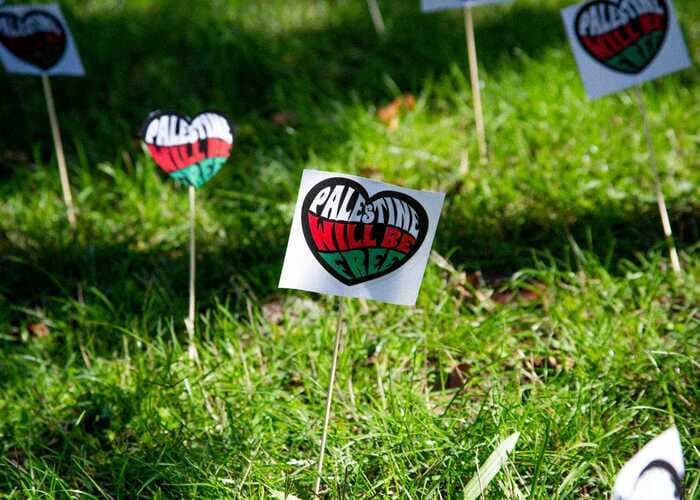 Affiche, 12H SOUS LE SIGNE DE LA PALESTINE