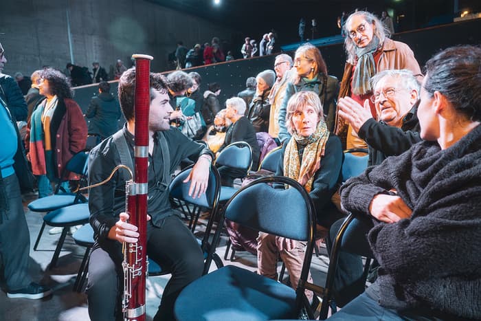 Affiche, Concert rencontre