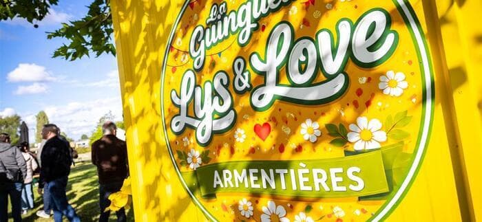 Affiche, LA GUINGUETTE LYS & LOVE