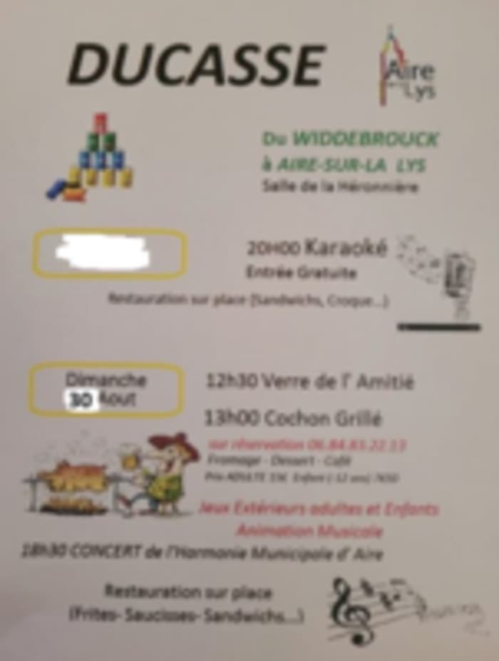 Affiche, concert du Widdebrouck