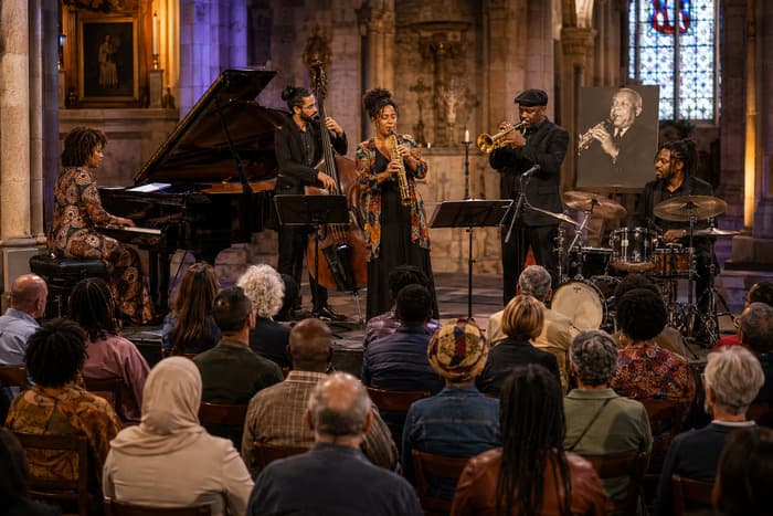 Affiche, Concert jazz traditionnel de La Nouvelle-Orléans