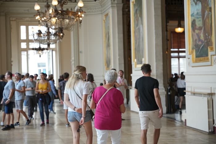 Affiche, Visite libre de l'Opéra Comédie