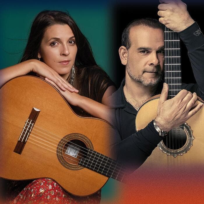 Affiche, FADAS DE MUSIQUE. JUAN CARMONA & SANDRINE LUIGI