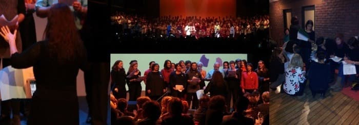 Affiche, Atelier chorale D'ICI OU D'AILLEURS