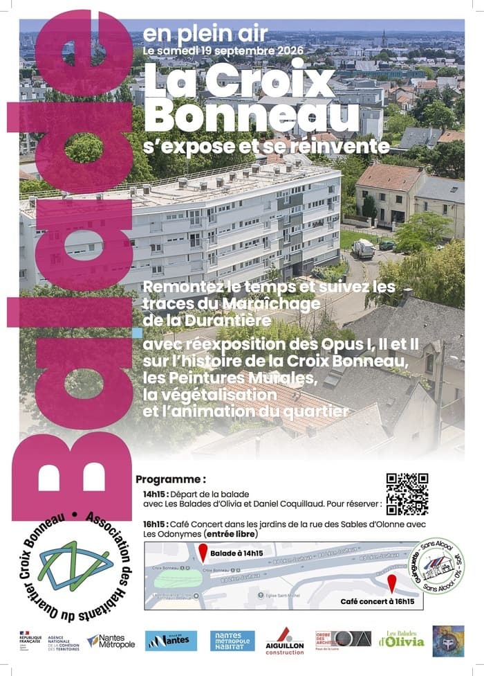 Affiche, Café Concert à la Croix Bonneau
