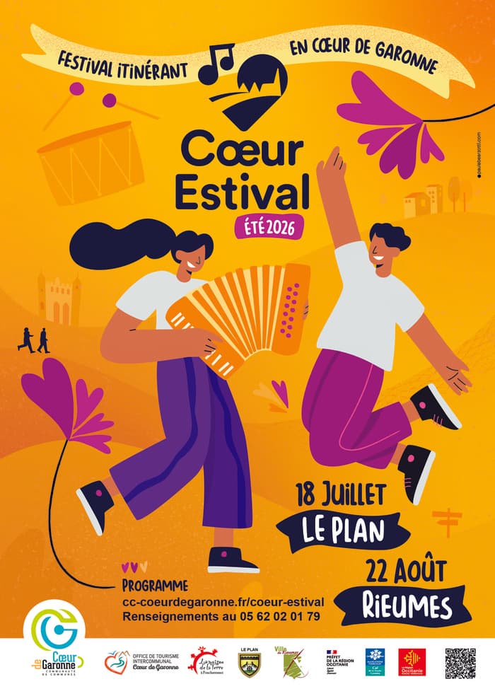 Affiche, Festival Coeur Estival - Concert Jean-Luc Amestoy