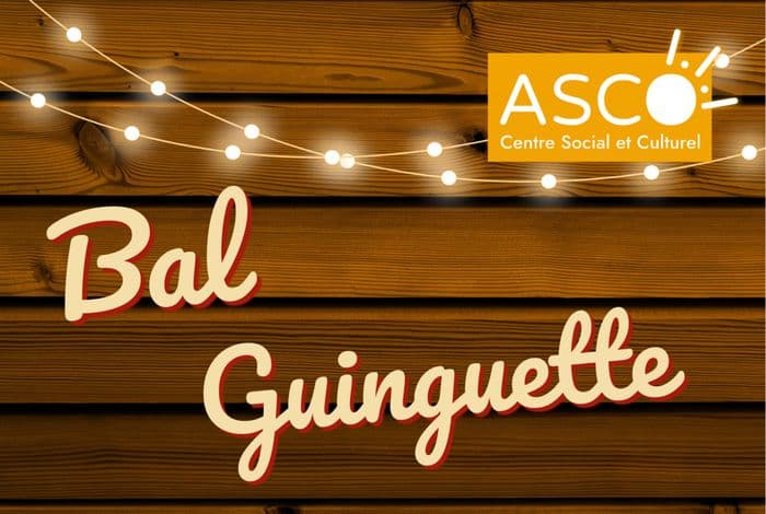 Affiche, Soirée repas et bal guinguette