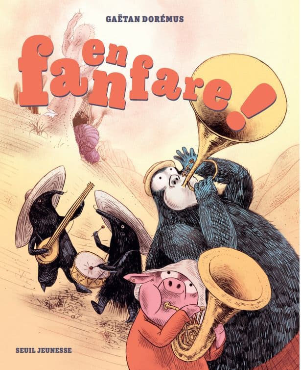 Affiche, Gaëtan Dorémus, « En fanfare ! », rencontre dessinée