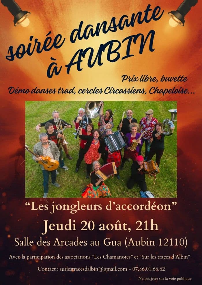 Affiche, Soirée dansante - baleti à Aubin