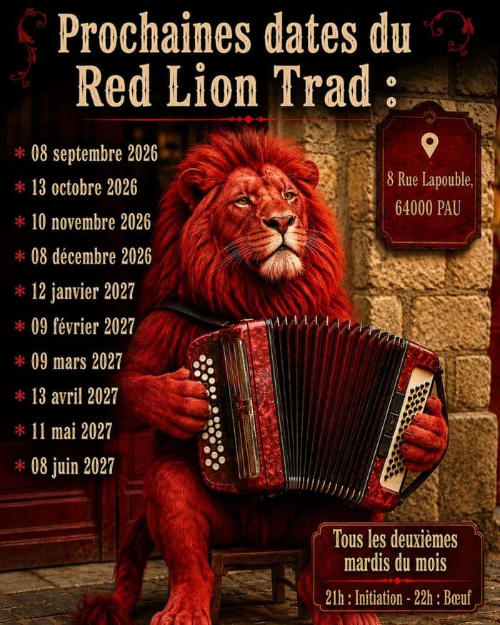 Affiche, Red Lion Trad
