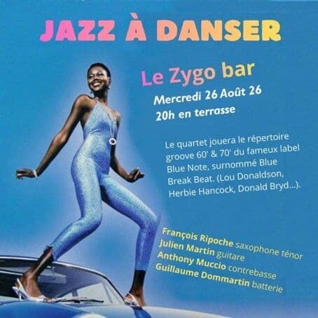 Affiche, JAZZ A DANSER-4TET de François Ripoche