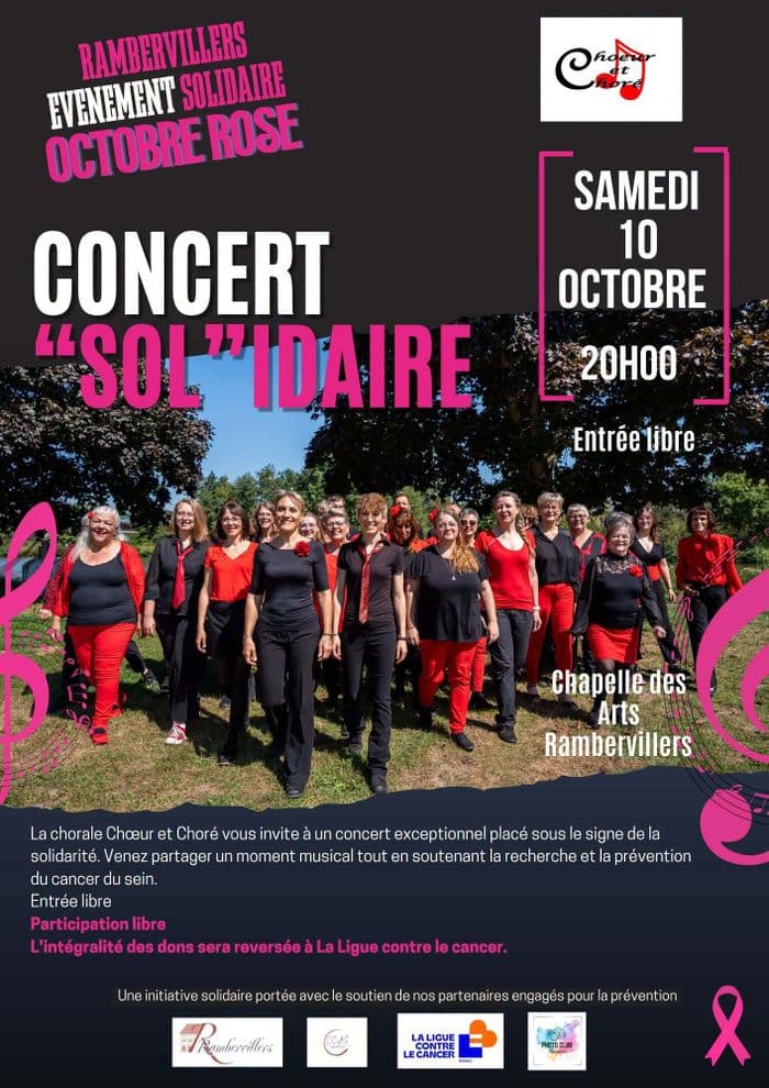 Affiche, Concert solidaire