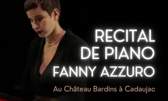 Affiche, Concert-Dégustation - Récital de piano - Fanny AZZURO