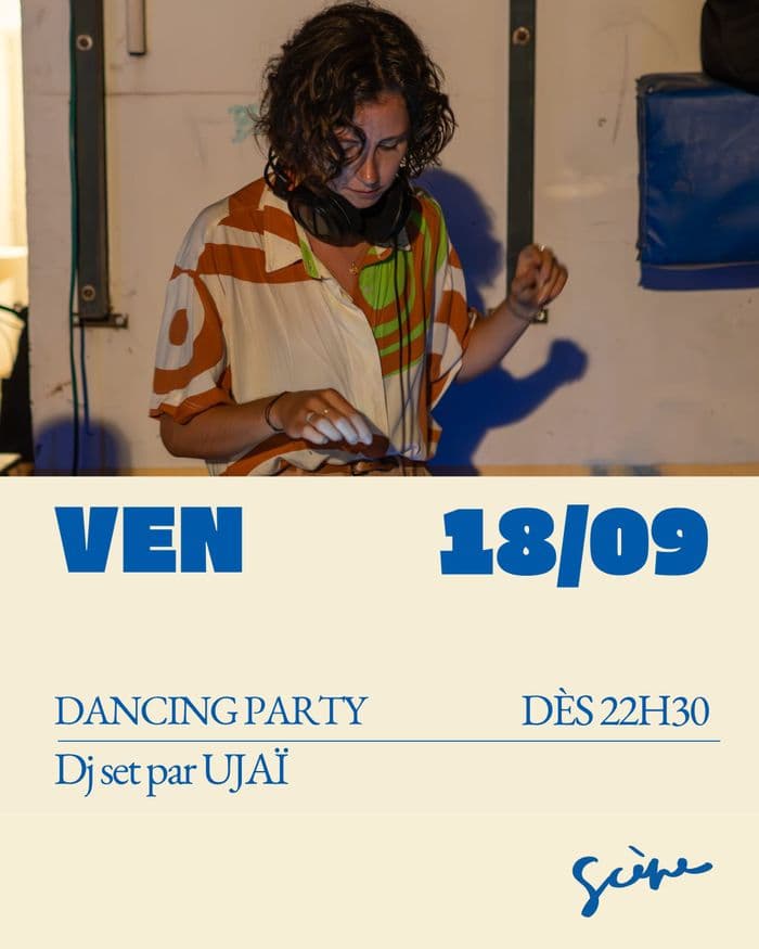 Affiche, DANCING PARTY // Dj set par UJAÏ