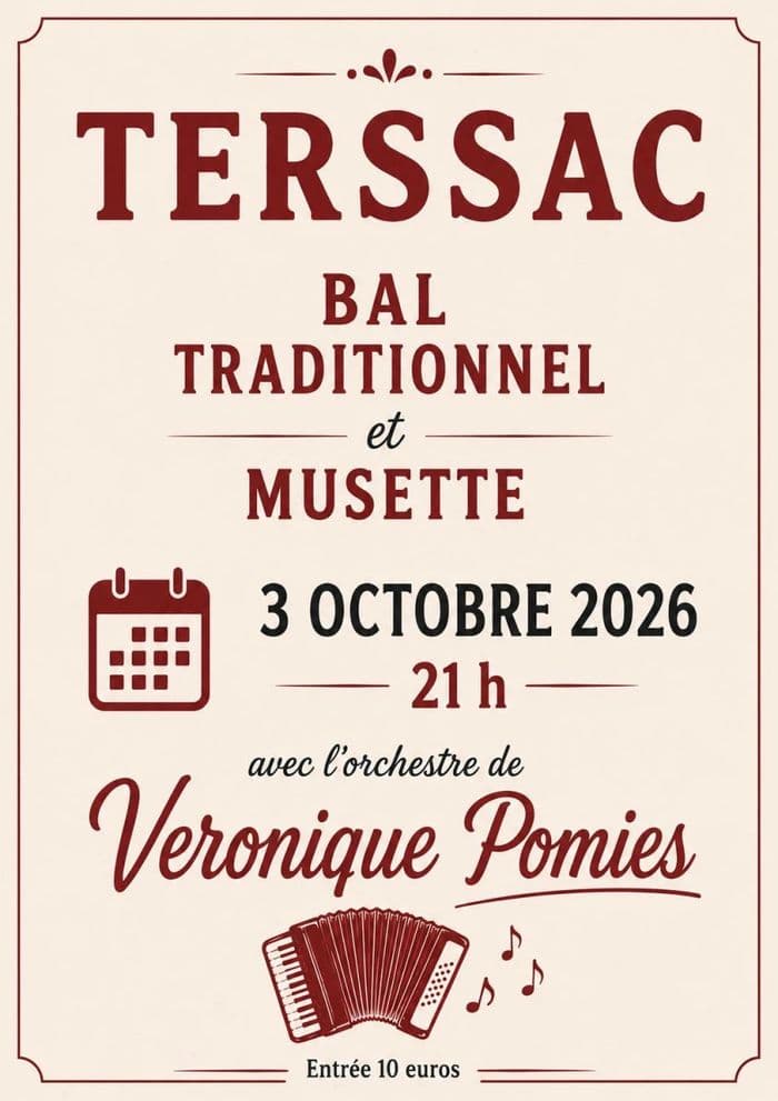 Affiche, Bal traditionnel et musette