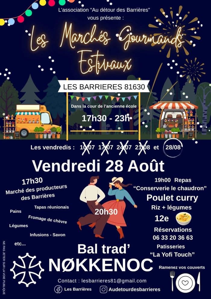 Affiche, Bal trad aux Barrieres 81630