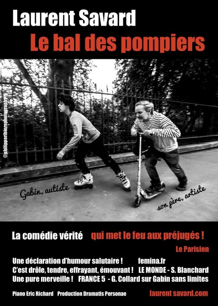 Affiche, « Le bal des pompiers » (de et par Laurent Savard)