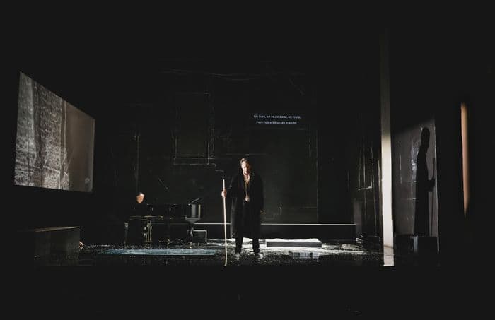 Affiche, Spectacle d'opéra « Le Voyage d’hiver » au TNP