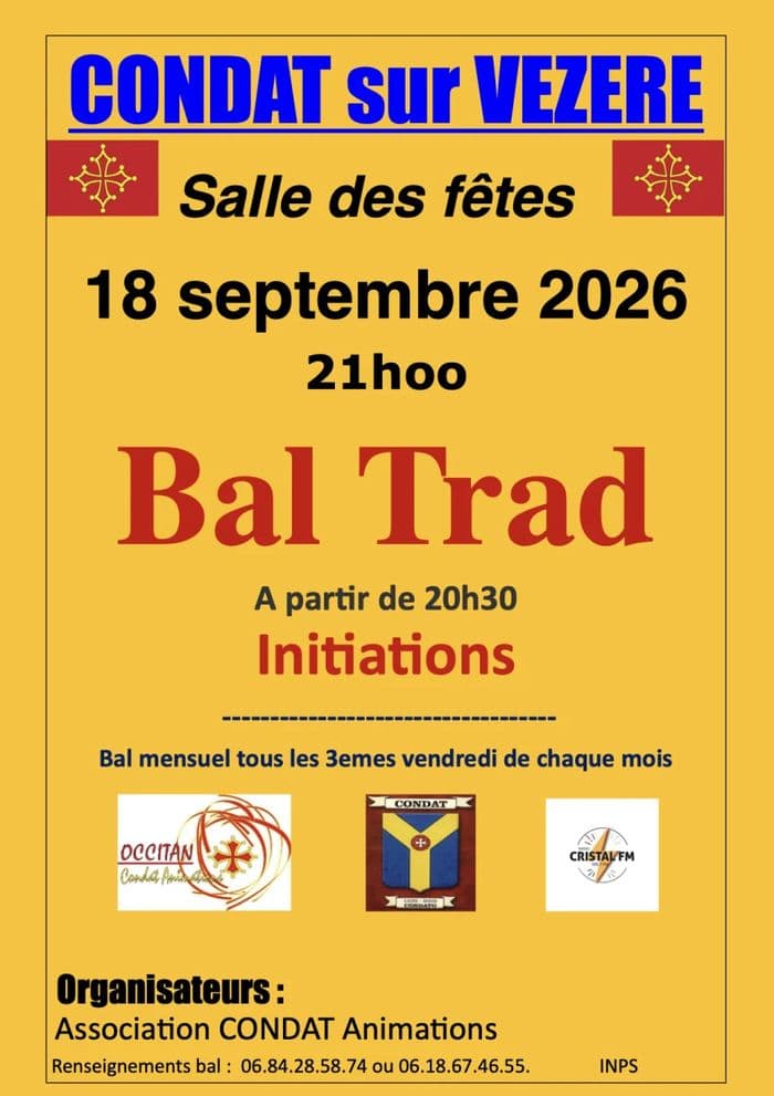 Affiche, Bal trad