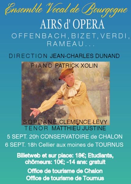 Affiche, Airs d'Opéra-EVB-Tournus