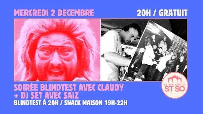 Affiche, Soirée Blindtest + DJ SET