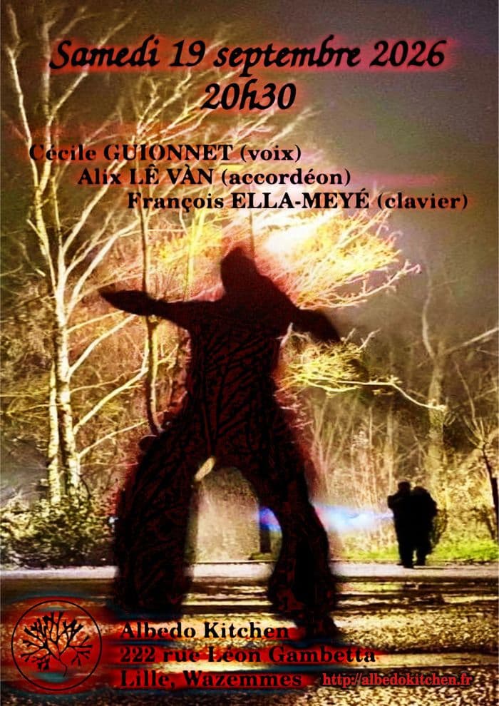 Affiche, W-E FINISSAGE ÉLIE MIRDAIN #2 - CONCERT DUOS (Cécile GUIONNET | François ELLA-MEYE | Alix LÊ VÂN)