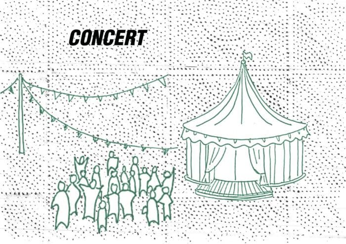 Affiche, Concert