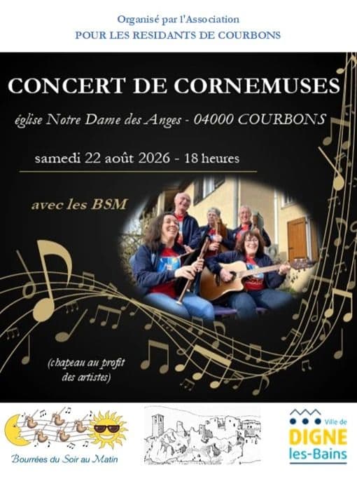 Affiche, Concert de cornemuses
