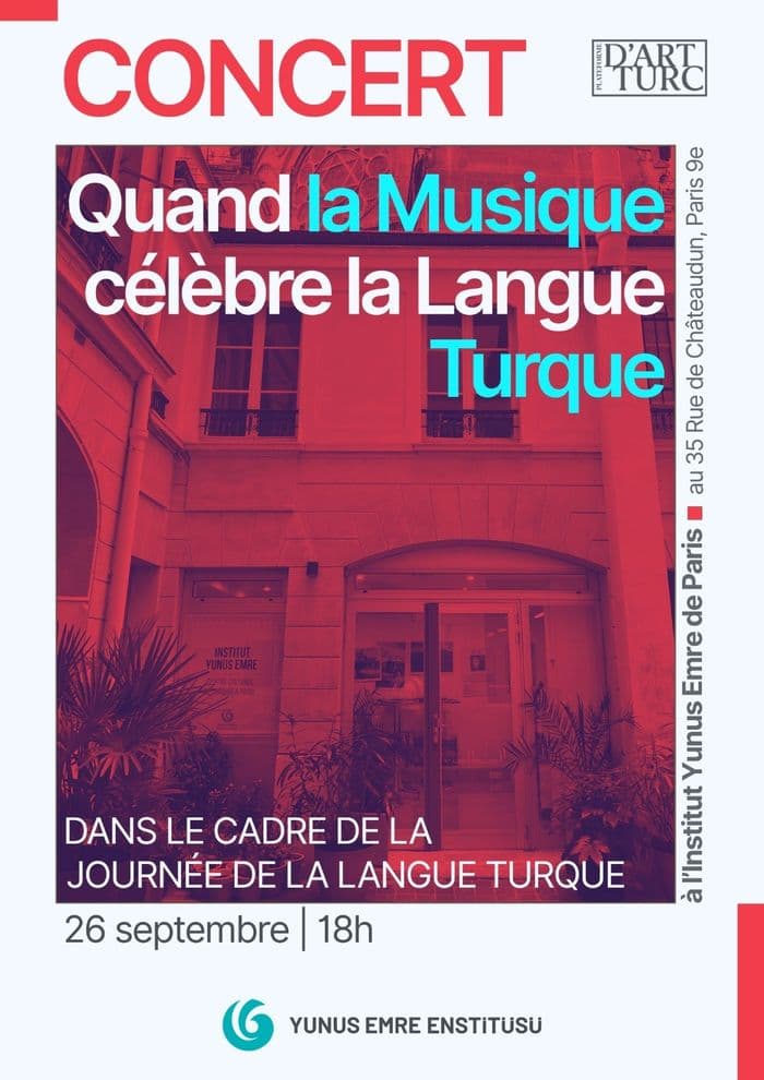 Affiche, Quand la Musique célèbre la Langue Turque