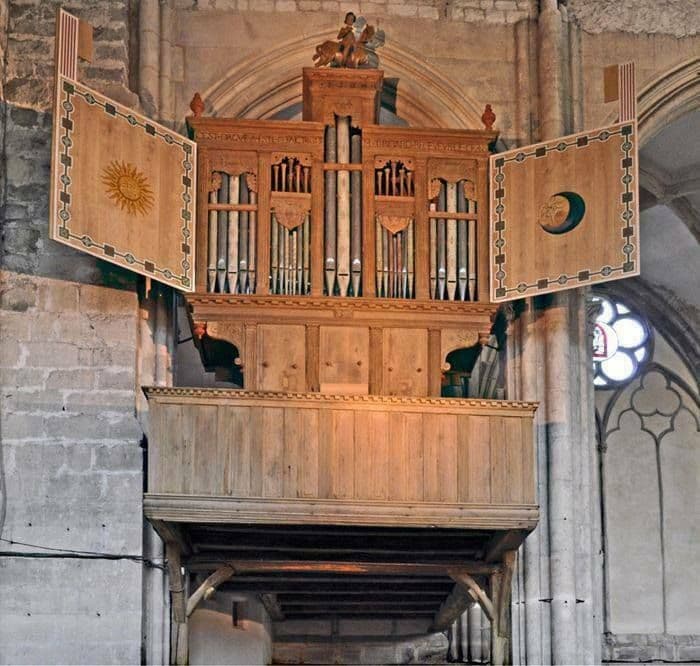 Affiche, Concert d'orgue à la collégiale Saint-Pierre de Saint-Julien-du-Sault