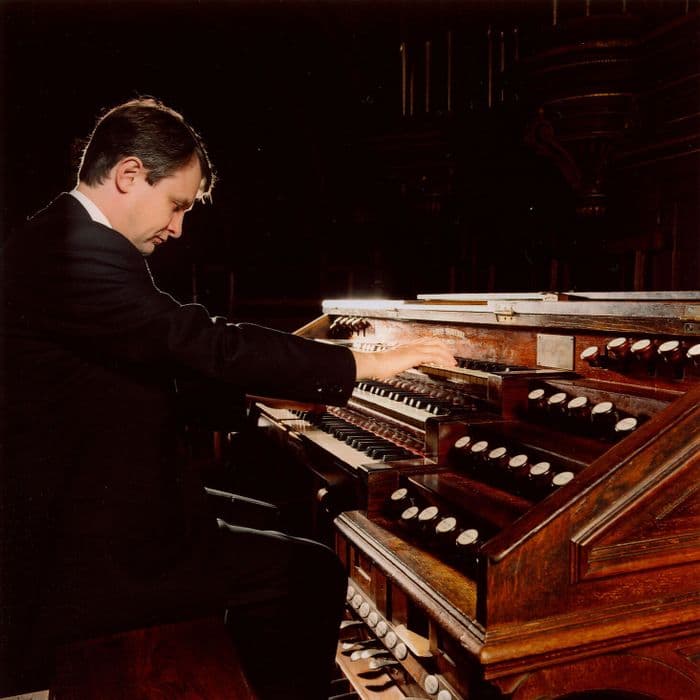 Affiche, Les Estivales de l'Orgue : Michel Bourcier et l'orgue Gulliver