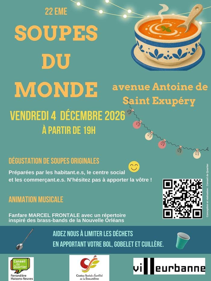 Affiche, Soupes du monde